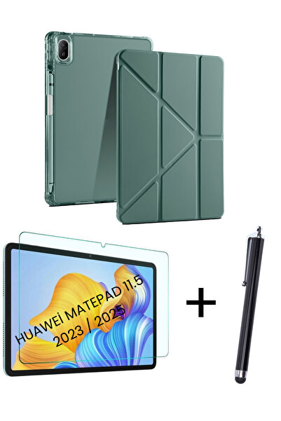 İncisoft Huawei Matepad 11.5 2025/2023 Uyumlu Kalem Bölmeli Tablet Kılıf + Ek...