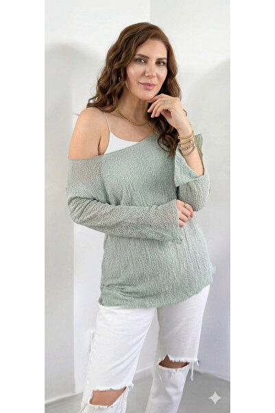 Rute butik Boat Neck Mercerized Blouse
