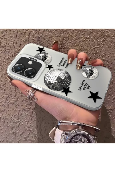CHICASELUX Minimalist Black Star Case for Oppo A3/A3X 4G/5G Compatible, Durab...