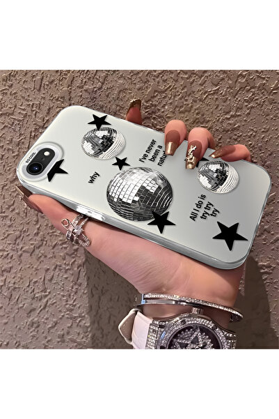 PATTERNOVA iPhone 7/8/SE 2020 2022 Uyumlu Yüksek Kaliteli Sade Kılıf, Silikon...