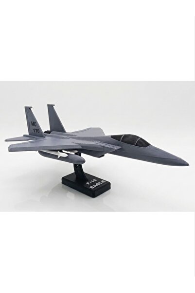 SARIBAŞ TEKNOLOJİ 1:100 Ölçek F-15 Eagle Tam Muhimmatlı Savaş Uçağı - Koleksi...
