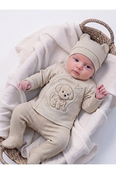 Panfilia 100% Cotton 0-3 Months Newborn Baby Hospital Release Set of 3