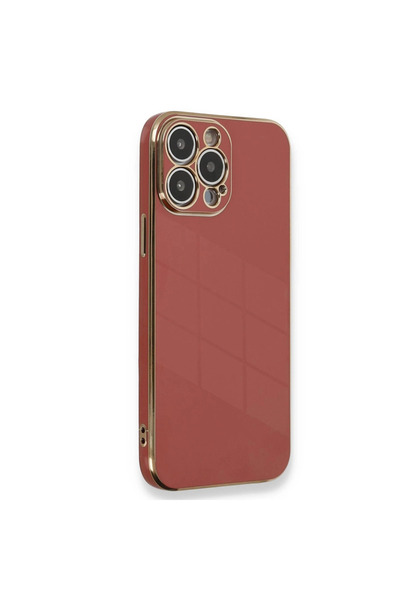 Generic Brand Apple iPhone 15 Pro Case Volet Silicone - Red