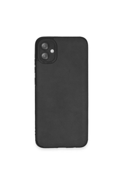 TheGencoo Samsung Galaxy A04E Case Loop Leather Silicone - Black