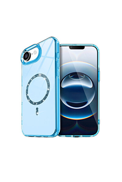 NewFace iPhone 16E Live Diamond Magsafe Cover - Blue