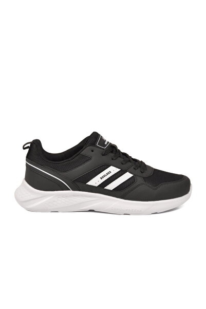 Aspor Black and White (Large Size) Men's Sports Shoes