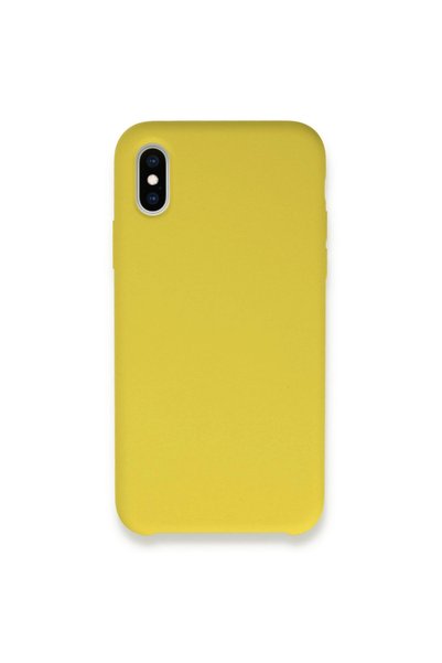 Generic Brand غطاء حماية أنيق من السيليكون لهاتف آيفون Xs Max من آبل - أصفر