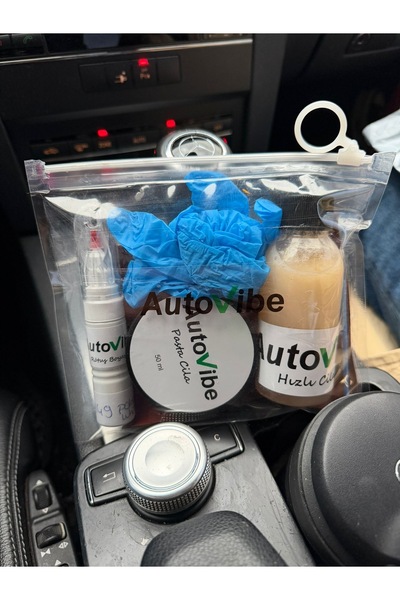 AutoVibe Rötuş Boya Kalemi Seti Mercedes-Benz Rötuş Boya Kalemi 040 Black Pas...
