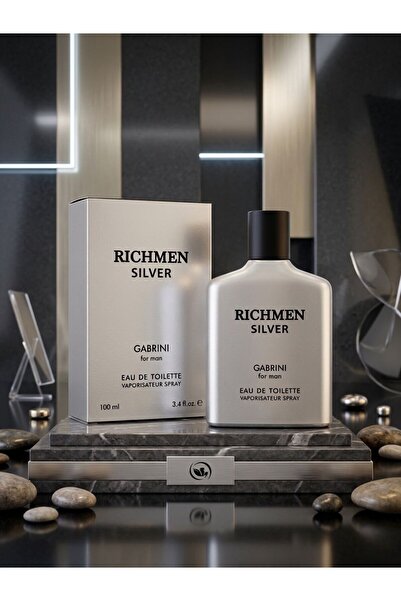 Gabrini KALICI KOKU-RICHMEN SILVER -100ML-EDP-ERKEK PARFÜM