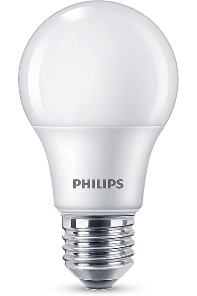 Philips مصباح LED غير لامع A60، غير قابل للتعتيم، قاعدة E27، ما يعادل 11 وات ...