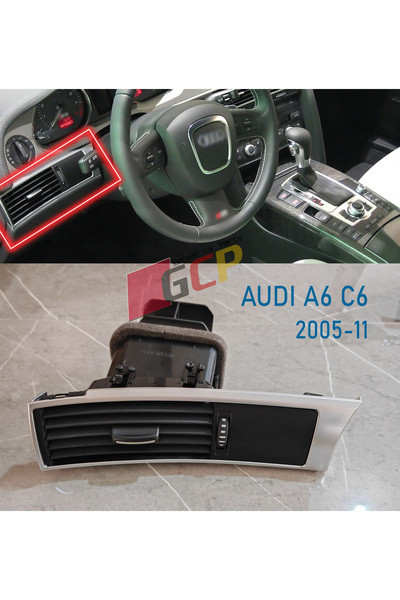 GCP German Car Parts Audi A6 C6 Left Ventilation Grille 4F0820901 D