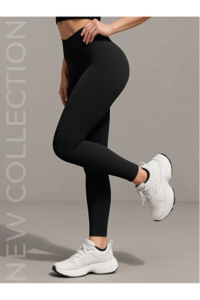 De Bijoura Γυναικείο μαύρο αθλητικό κολάν γυμναστικής για το καλοκαίρι με υπο...