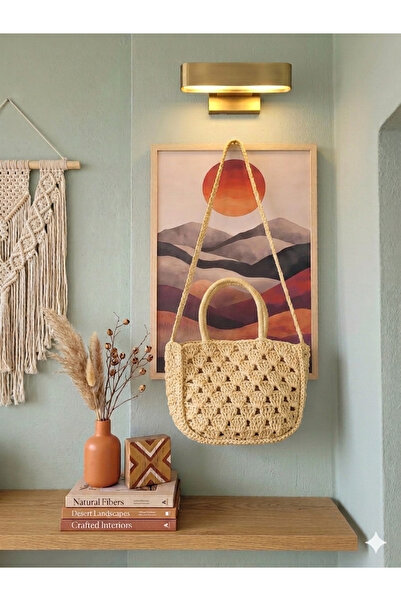 ARTTMACRAME Τσάντα ώμου - Κρέμα - Το στοιχείο δεν είναι διαθέσιμο