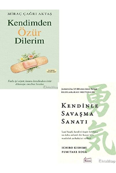 Destek Yayınları Kendimden Özür Dilerim - Kendinle Savaşma Sanatı - Miraç Çağ...
