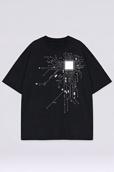 LORVEX Μπλουζάκι Oversize Unisex 100% Βαμβάκι με στάμπα, Άνετη εφαρμογή, Κομψ...