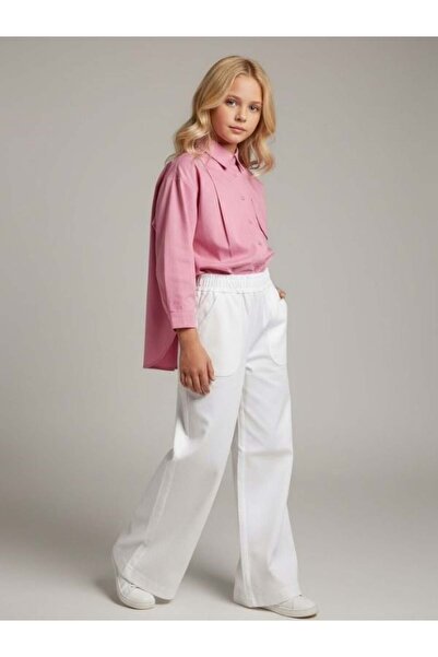 Zekids Παντελόνι - Λευκό - Ελαστική μέση