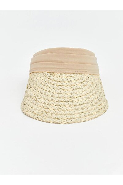 LC Waikiki Γυναικείο Ψάθινο Καπέλο με Γείσο (S6)
