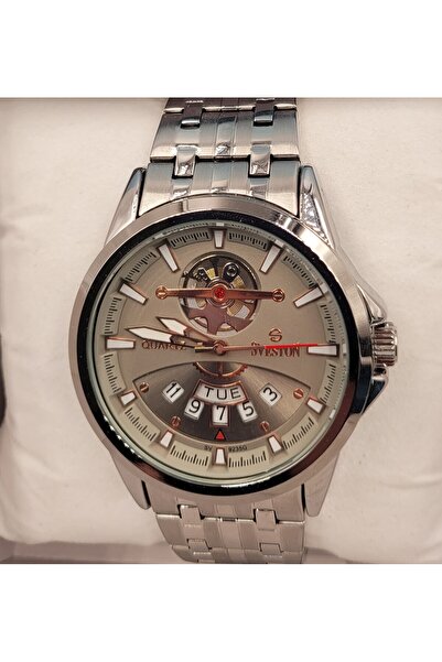 Sveston Men's Watch Silver Color