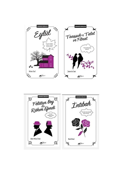 The Kitap İntibah-Taaşşuk-ı Talat ve Fitnat-Eylül-Felatun Bey ve Rakım Efendi