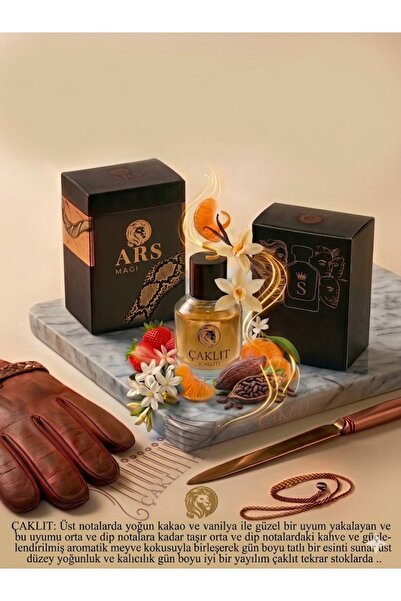 Ars Magic Box ARS ÇAKLIT YOĞUN KAKAO, VANİLYA VE KAHVE NOTALI LÜKS UNISEX NİŞ...