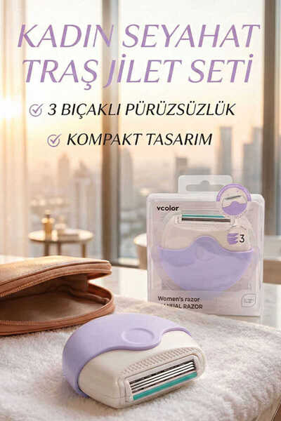 NO NAME SEYEHAT TRAŞ JİLET SETİ LİLA