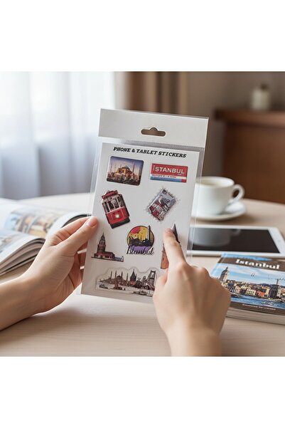 BBCN TELEFON VE TABLET İÇİN YAPIŞKANLI STİCKERE İSTANBUL TEMA