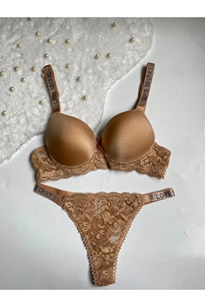 MAVEA Stoned Micro Padded Bra Set