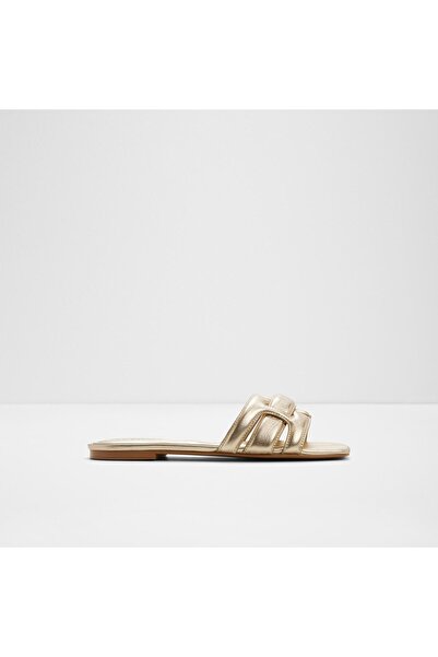 Aldo Elenaria Womens Gold Sandals