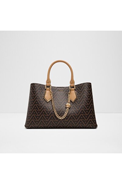 Aldo Baeli Womens Brown Satchel