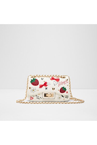 Aldo Lovebag Womens White Shoulder Bag