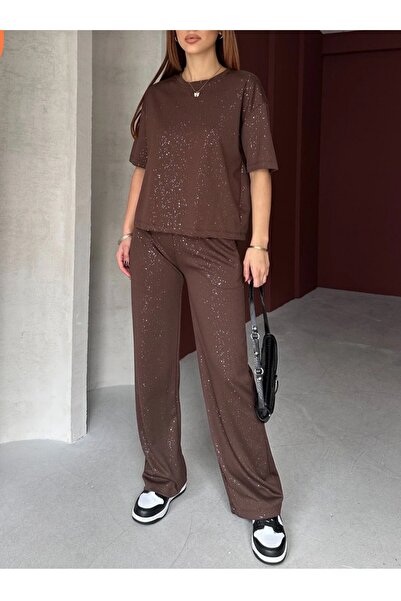 PEKA Țesătură modal cu sclipici pentru femei