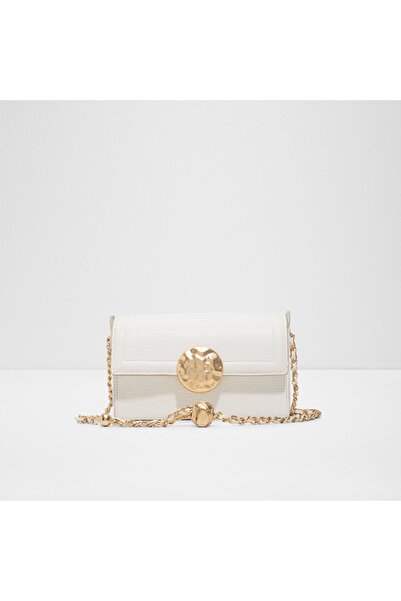Aldo Leiliani Womens White Shoulder Bag