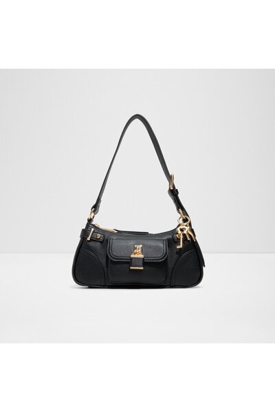 Aldo Beramandra Womens Black Shoulder Bag