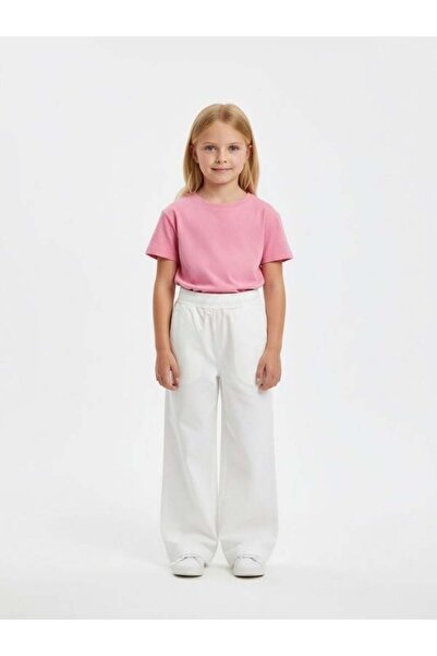 Zekids Κοριτσίστικο παντελόνι με φαρδιά μπατζάκια, άνετη εφαρμογή, καθημερινό...