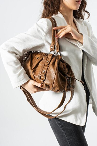 Baginn Γυναικεία τσάντα ώμου από δερματίνη Vegan-Synthetic Leather Cross Stra...