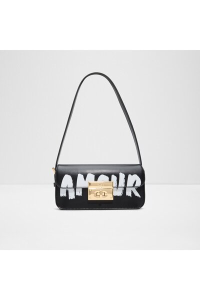 Aldo Amandy Womens Black Shoulder Bag