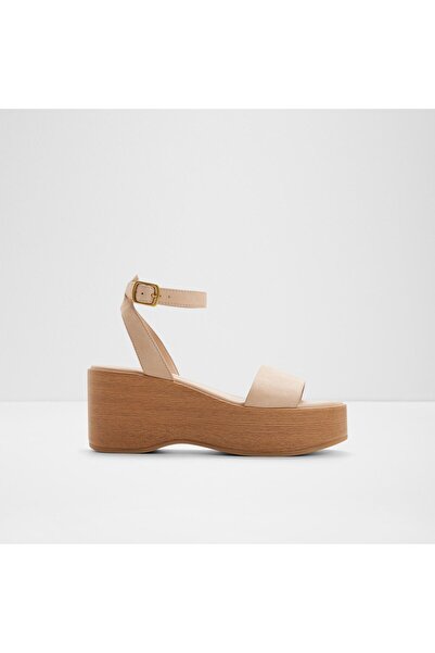 Aldo صندل نسائي بيج من ونيوين