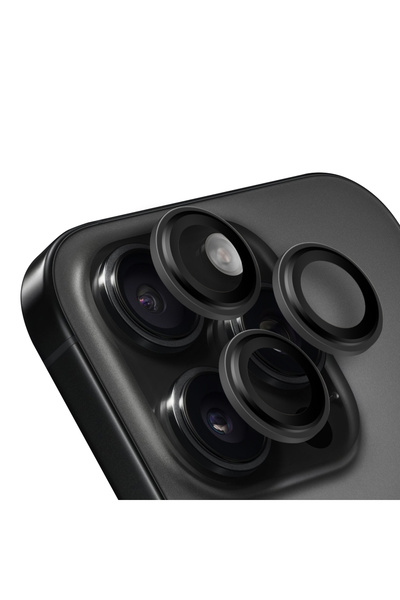 OBAL:ME Προστατευτικό φακού για Apple iPhone 16 Pro/16 Pro Max Μαύρο Τιτάνιο