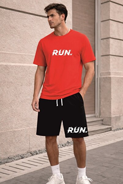 x-compass life ΤΡΕΧΩ. Βασικό ΓΥΝΑΙΚΕΙΟ / ΑΝΔΡΙΚΟ Unisex Σετ Μπλουζάκι και Σορ...