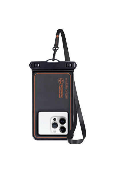 Mobile Origin Αδιάβροχη πλωτή θήκη 6,8 ", μαύρο/πορτοκαλί