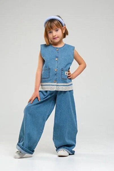 LOCO LOCO KIDS NOV7 1020 طقم بنطال وسترة للفتيات