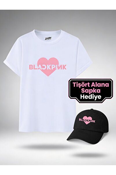 barsdepo Μπλουζάκι με στάμπα BLACKPINK – Σετ με δώρο ΚΑΠΕΛΟ |   Ποιότητα Premium