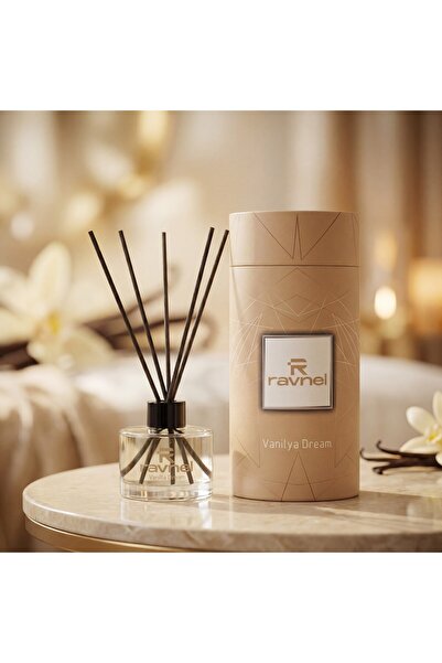 RAVNEL Bambu Çubuklu Oda Kokusu Vanilya Dream 165 ml Dekoratif Ortam Kokusu D...