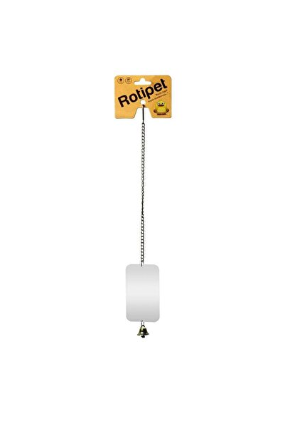 Wahw Pet Bird Long Mirrored Bell Toy