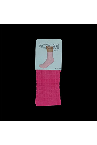 Melba Bijuteri Melba Checkered Polymid Socks