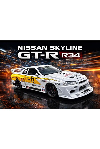 nöbetçi oyuncakçı onlinebazaar oyuncağın yeni 1/24 Diecast Nissan Skyline GTR...