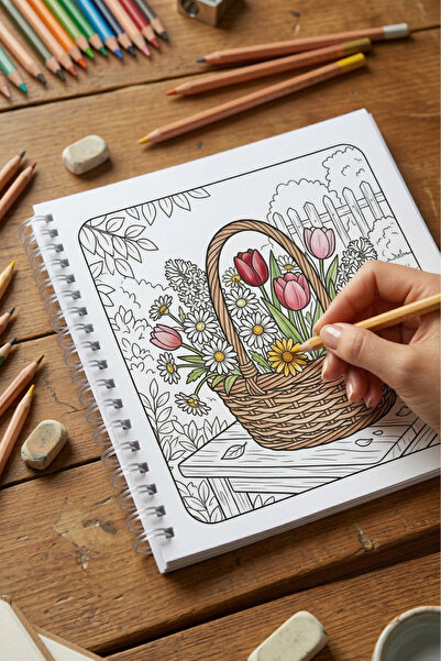 Z&R CRAFT The Magic of Spring Coloring Book/Painting Book/ for Adults/Relaxing and Enjoyable Coloring Pages