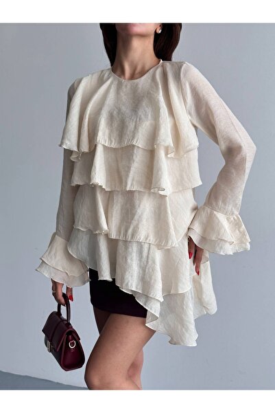 Ekim Store Μπλούζα - Μπεζ - Δεν προσδιορίζεται