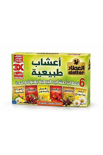 alatara Pack of 6 Types of Natural Herbs