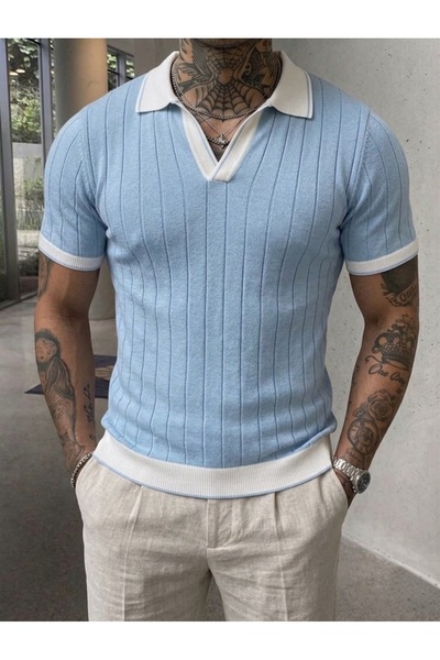 Buteks Ανδρικό T-Shirt Bebe Mink Classic Casual με κανονική εφαρμογή, λαιμόκο...